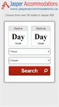 Mobile Screenshot of jasperaccommodations.ca